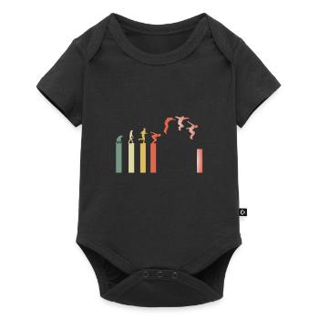 Parkour Freerunning Parcour Freerunner - Baby Premium short-sleeve bodysuit - black - Front