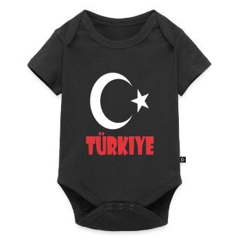 Turquie Design - Body à manches courtes Premium Bébé - noir - Devant