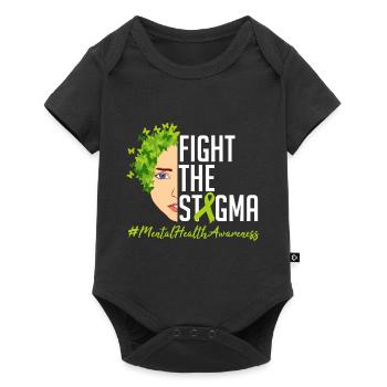 Mental Health Matters End The Stigma TShirt - Baby Premium Kurzarmbody - Schwarz - Vorne