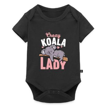 Cute Koala Koala Bear Wife - Baby Premium short-sleeve bodysuit - black - Front