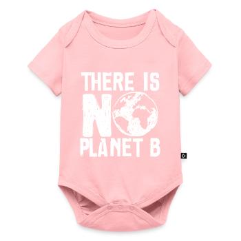 Pas de planète B Changement climatique Réchauffement - Body à manches courtes Premium Bébé - rose - Devant