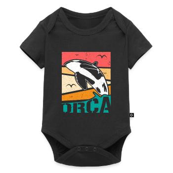 Idée de cadeau d’Orca Delfin - Body à manches courtes Premium Bébé - noir - Devant
