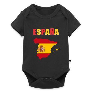 Spain Design - Baby Premium short-sleeve bodysuit - black - Front