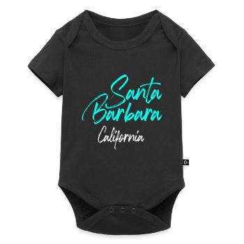 Santa Barbara California - Body à manches courtes Premium Bébé - noir - Devant
