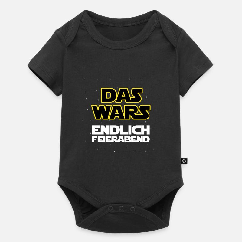 Das wars, endlich Feierabend - Baby Premium Kurzarmbody - Schwarz