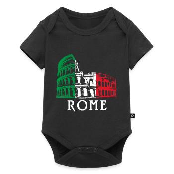 Rome Colosseum Roma Italy Romans - Baby Premium short-sleeve bodysuit - black - Front