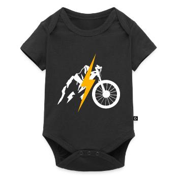 eBike Blitz Mountain Mountain Downhill Trekking - Baby Premium short-sleeve bodysuit - black - Front
