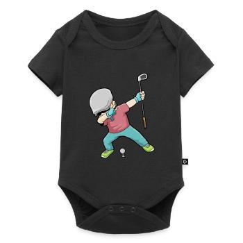 Dab Golf Tupfen Golf Golf Golfer - Body à manches courtes Premium Bébé - noir - Devant