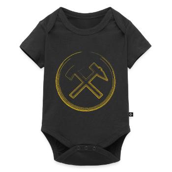Ruhrpott Schlägel und Eisen Ruhrgebiet - Baby Premium Kurzarmbody - Schwarz - Vorne