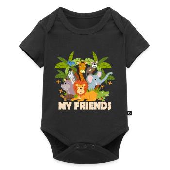 Amis - Body à manches courtes Premium Bébé - noir - Devant