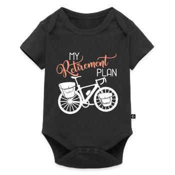 Balade à vélo Cyclisme - Body à manches courtes Premium Bébé - noir - Devant