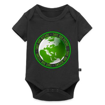 Earth Day Environmental Activist Environmental Protection Conservation - Baby Premium short-sleeve bodysuit - black - Front