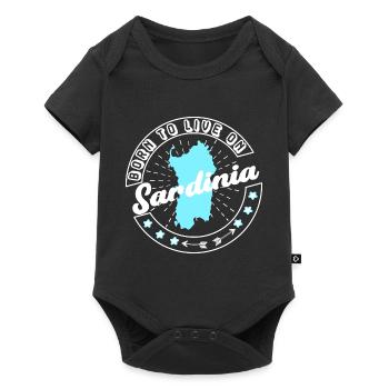 Sardinien Sardinia - Baby Premium Kurzarmbody - Schwarz - Vorne
