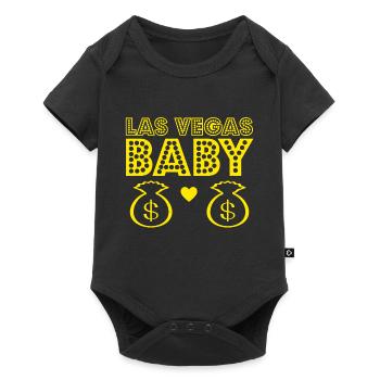 Las Vegas Baby Cash - Baby Premium short-sleeve bodysuit - black - Front