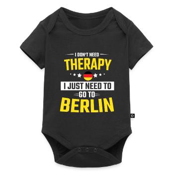 Berlin Berliner Spruch - Baby Premium Kurzarmbody - Schwarz - Vorne