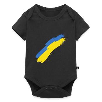 Ukraine - Body à manches courtes Premium Bébé - noir - Devant