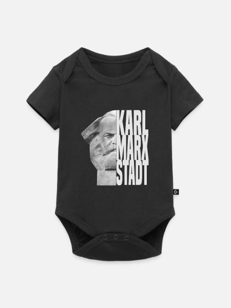 karl marx stadt chemnitz - Baby Premium Kurzarmbody - Schwarz