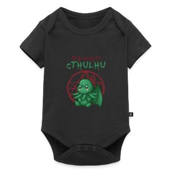 Grand Cthulhu - Body à manches courtes Premium Bébé - noir - Devant