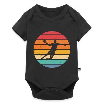 Handball Handball Player Handball Player - Baby Premium short-sleeve bodysuit - black - Front