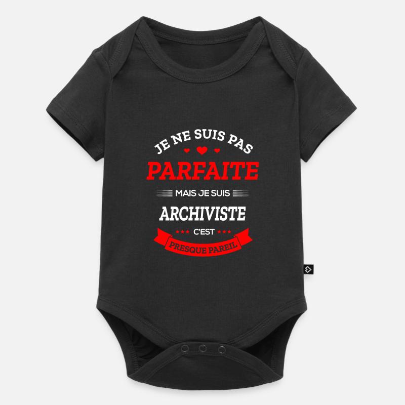 ARCHIVISTE PARFAITE - Body à manches courtes Premium Bébé - noir