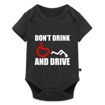 Wheelchair Humor Disabled - Baby Premium short-sleeve bodysuit - black - Front