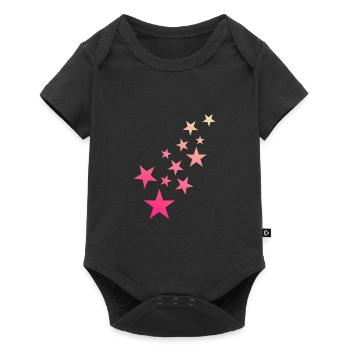 Star Star Pattern Starry Sky - Baby Premium short-sleeve bodysuit - black - Front