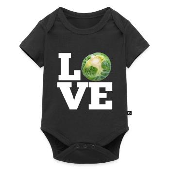 LOVE BRUSSELS SPROUTS - LOVE BRUSSEL SPROUTS - Baby Premium short-sleeve bodysuit - black - Front