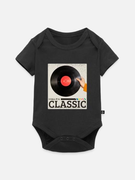 I Call It A Classic Vinyl Retro Musik Schallplatte - Baby Premium Kurzarmbody - Schwarz
