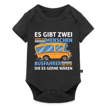 Busfahrer - Baby Premium Kurzarmbody - Schwarz - Vorne
