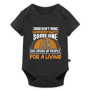 Surgeon Surgery Emergency Room Gift Idea - Baby Premium short-sleeve bodysuit - black - Front