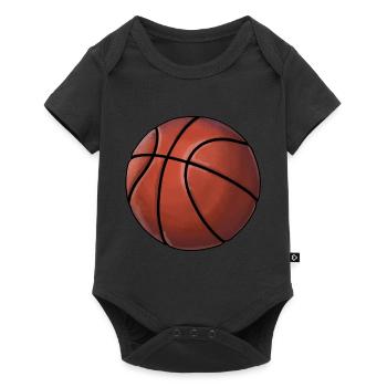 Basketball Lovers Basketball Stickers - Baby Premium short-sleeve bodysuit - black - Front
