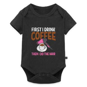 Coiffeur Café Coiffeur - Body à manches courtes Premium Bébé - noir - Devant