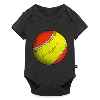 Tennis Ball Sticker Tennis Training Club - Baby Premium short-sleeve bodysuit - black - Front
