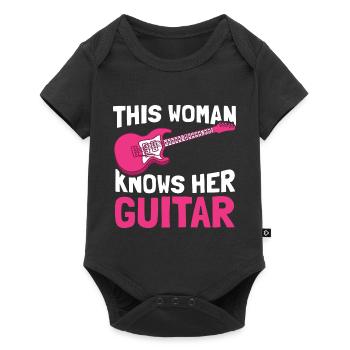 Guitare électrique Guitare électrique Guitariste Guitare - Body à manches courtes Premium Bébé - noir - Devant