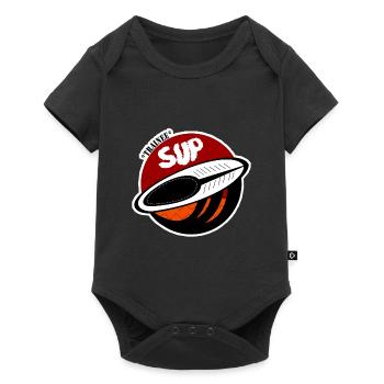 SOUPER - Body à manches courtes Premium Bébé - noir - Devant