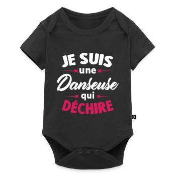 Je Suis Une Danseuse Qui Déchire - Body à manches courtes Premium Bébé - noir - Devant