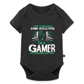 Zombie Apocalypse Virus Halloween - Baby Premium short-sleeve bodysuit - black - Front
