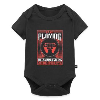 Zombie Apocalypse Games Drôle d’idée cadeau - Body à manches courtes Premium Bébé - noir - Devant