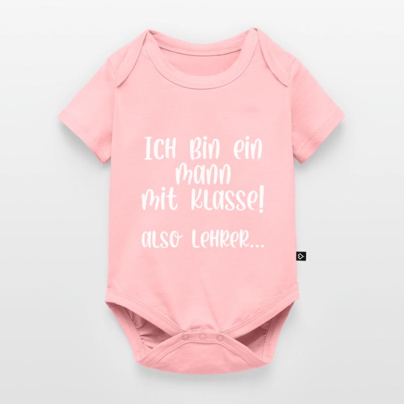 Ich bin ein Mann mit Klasse also Lehrer Baby Premium Kurzarmbody