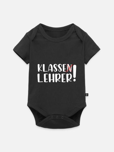 Klasse Lehrer - Baby Premium Kurzarmbody - Schwarz