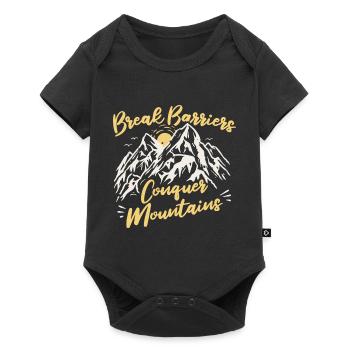 Ice climbing Mountaineering Climbing Mountaineers - Baby Premium short-sleeve bodysuit - black - Front