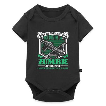 Zombie Apocalypse Games Cadeau - Body à manches courtes Premium Bébé - noir - Devant