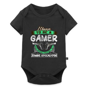 Zombie Apocalypse Gift Idea - Baby Premium short-sleeve bodysuit - black - Front