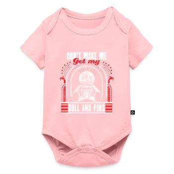 Voodoo Magic Horror Idée cadeau - Body à manches courtes Premium Bébé - rose - Devant