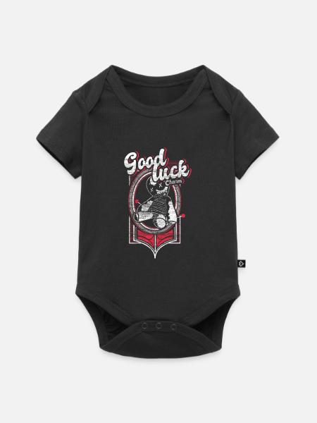 Voodoo Bondieu Geschenkidee - Baby Premium Kurzarmbody - Schwarz