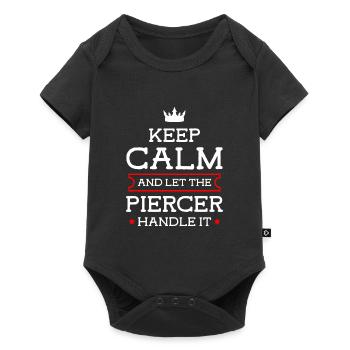 Piercer Job Tattoo Humor - Baby Premium short-sleeve bodysuit - black - Front