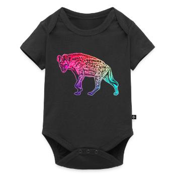 Hyena - Baby Premium short-sleeve bodysuit - black - Front