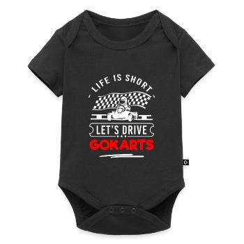 Kart Track Go Kart Racing Kart conduite - Body à manches courtes Premium Bébé - noir - Devant