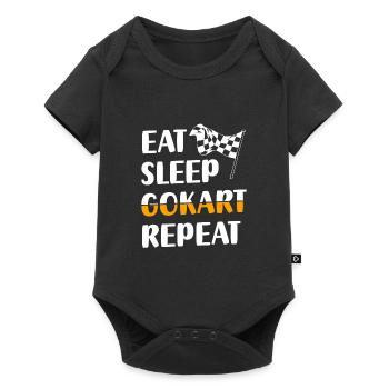 Go-Kart Go Kart Racing Car Racing - Baby Premium short-sleeve bodysuit - black - Front