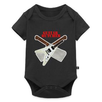 Guitar Butcher - Baby Premium short-sleeve bodysuit - black - Front